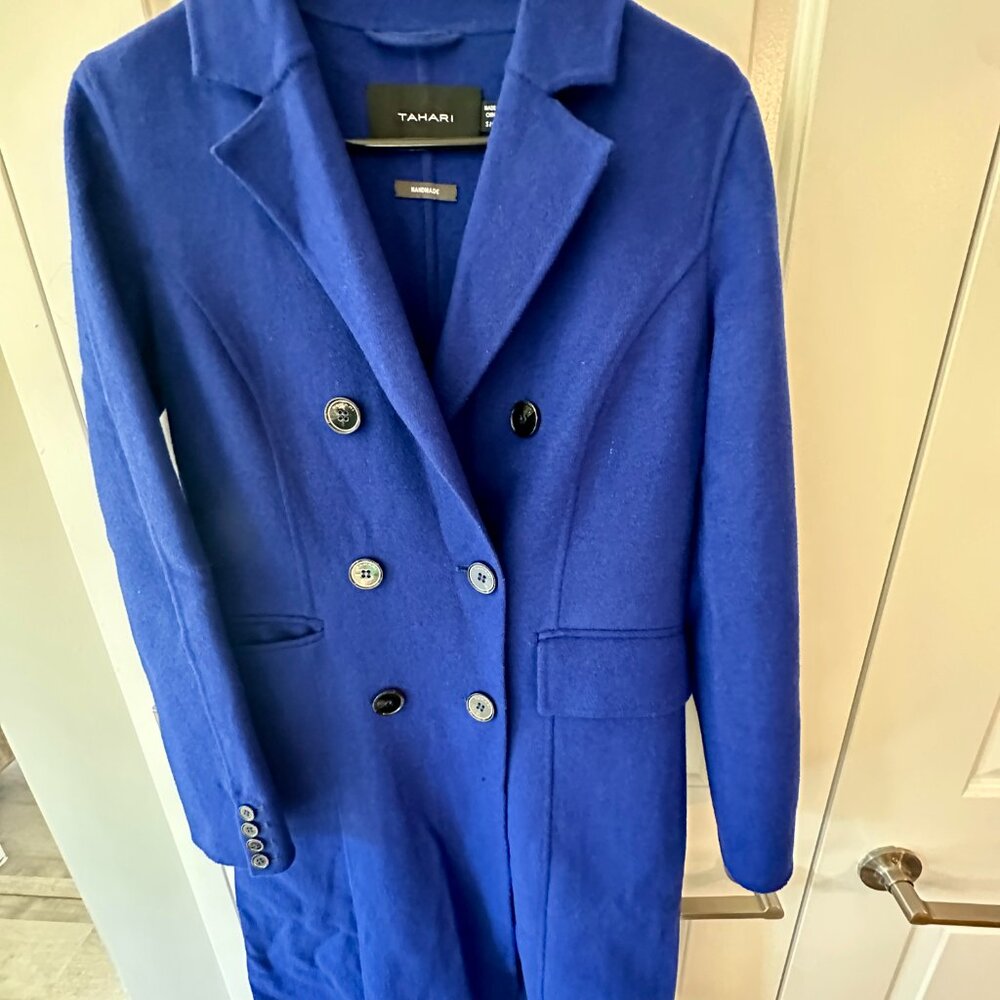 Tahari HANDMADE Wool Coat S
